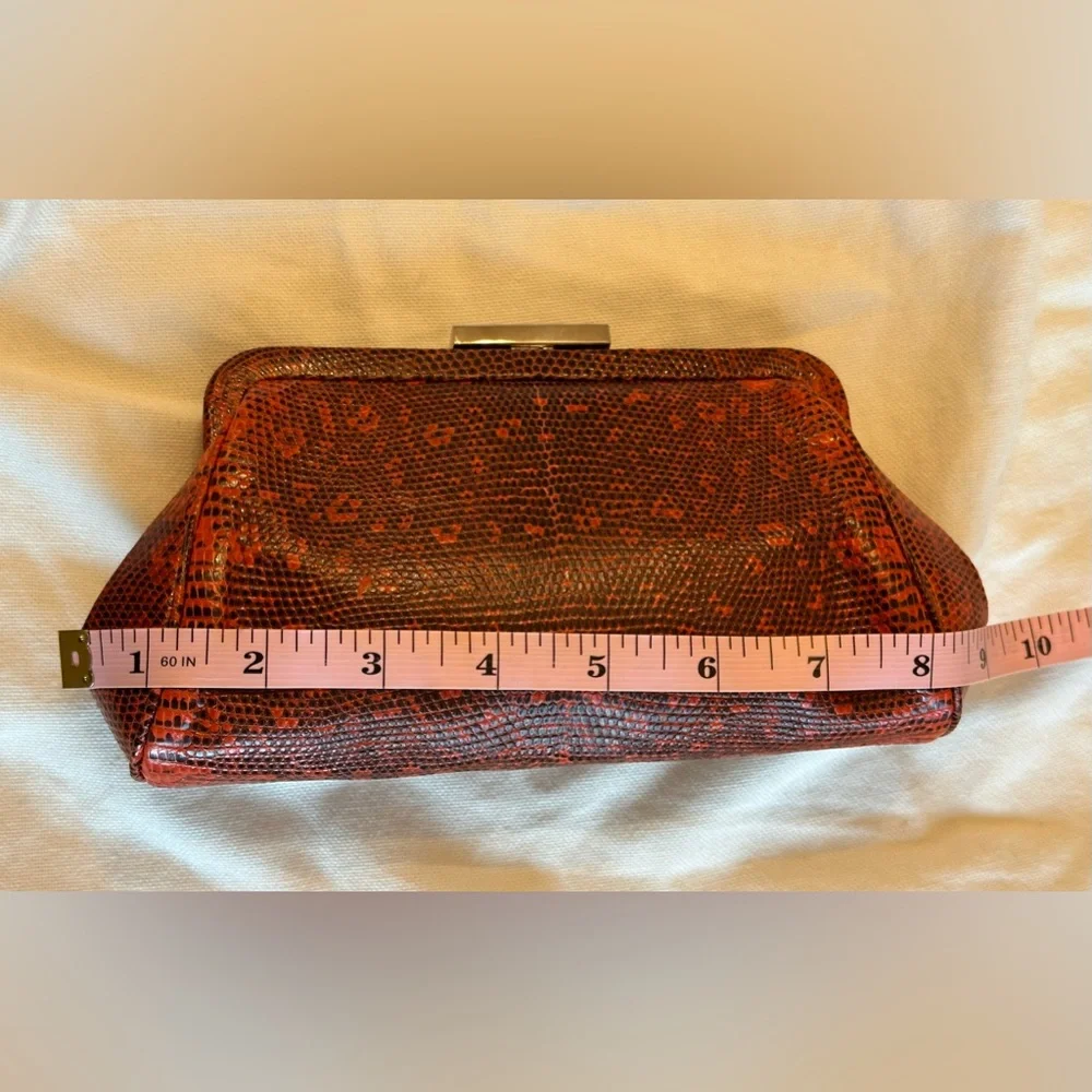Tiffany & Co clutch genuine lizard